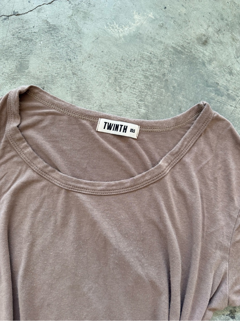 Classic Women's Short Sleeve Tee - Taupe - Picture 9 of 11
